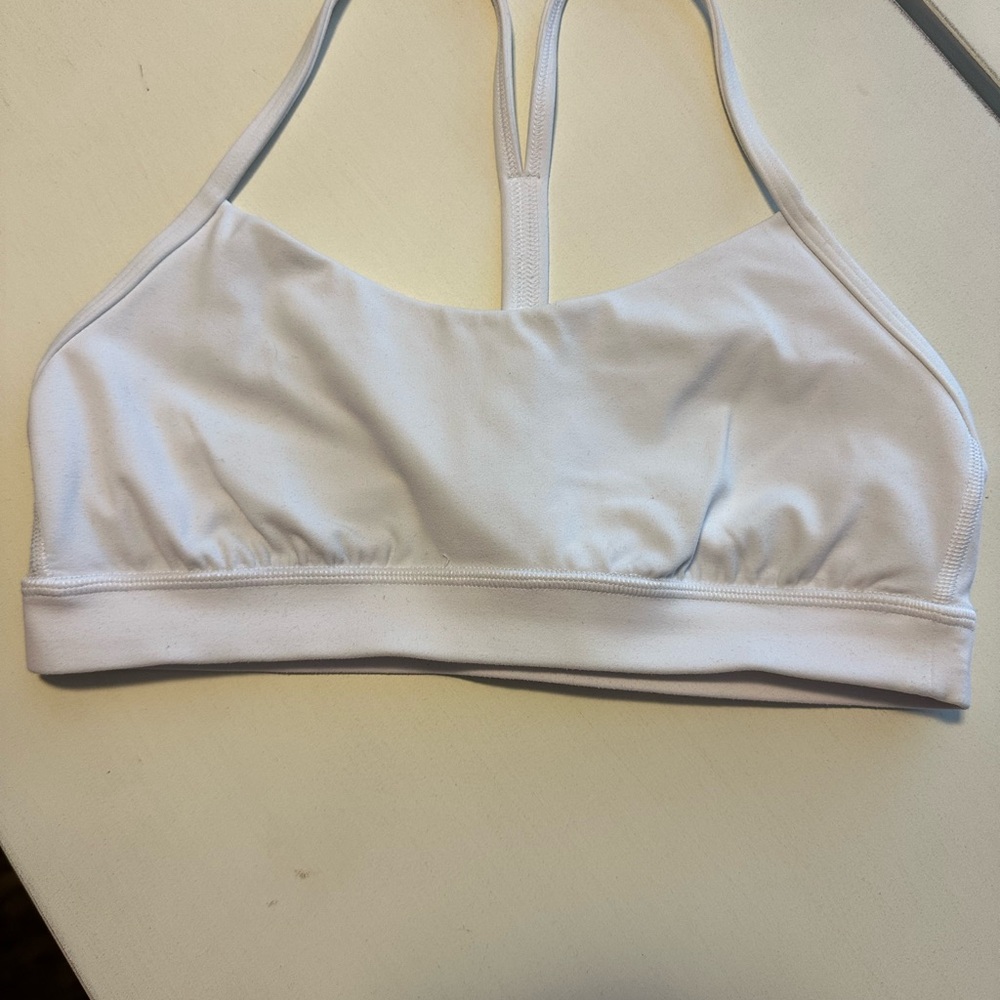 NWOT White Lululemon Sports Bra